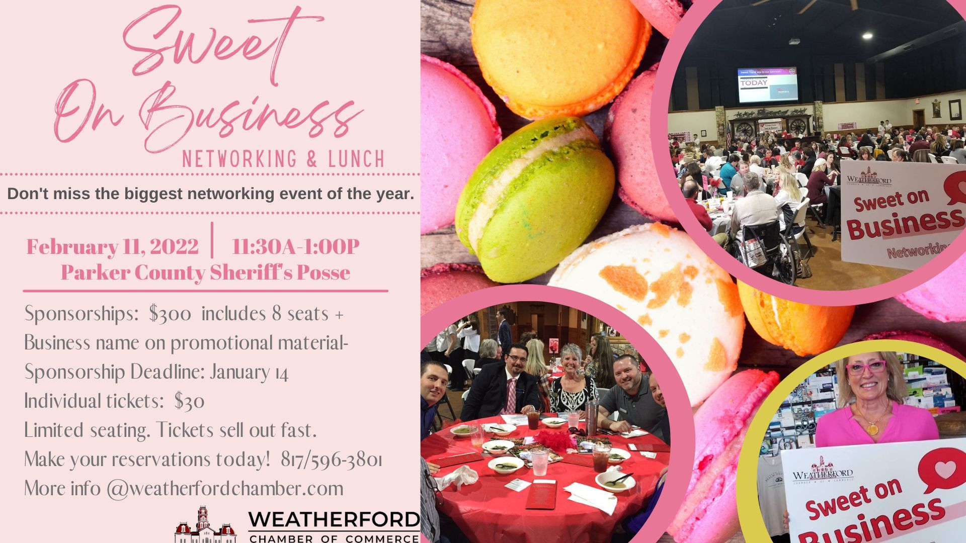 Sweet on Business 2021 invite